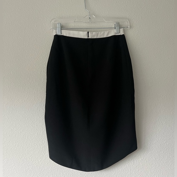 || ZARA PENCIL SKIRT || ASYMMETRICAL || COLOR BLOCK || - Picture 2 of 4
